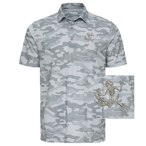 Bone Frog Camo Polo Shirt