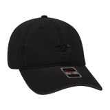 Otto Black Cap with 3D Black Trident