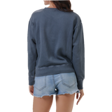 Ladies Trident Garment Dyed Fleece Crew Sweatshirt