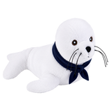 Beanie Seal 8" with Navy Trident Bandana