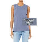 Women's Trident Jersey Muscle Tank