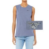 Women's Trident Jersey Muscle Tank