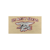 Trident Red/Natural/Navy US NAVY SEALS Tote Bag