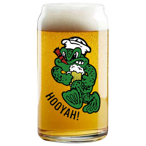 Freddy the Frog Beer Can Glass