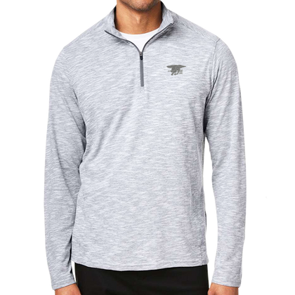 Trident Jacquard Quarter-Zip Pullover