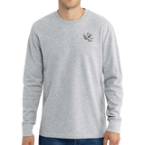 Bone Frog Heather Gray Thermal Long Sleeve Tee