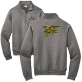 Trident Quarter Zip Graphite Heather Pullover Sweatshirt