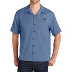 Trident Easy Care Blue Camp Shirt