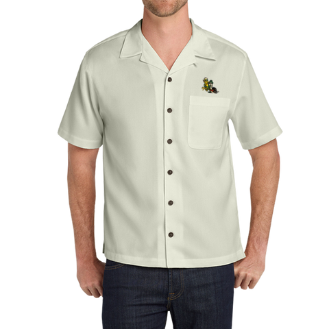 Freddy & Sammy Easy Care Ivory Camp Shirt