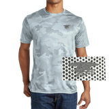Trident CamoHex White/Grey Tee