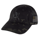Bone Frog Tactical Multicam Cap with Flag