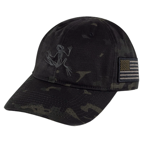 Bone Frog Tactical Multicam Cap with Flag