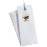 US NAVY SEALS White Golf Towel