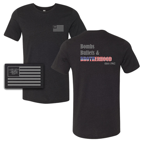 Bombs Bullets & Brotherhood T-shirt