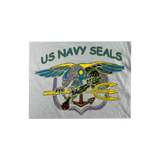 Multi Color Hand Drawn Trident US NAVY SEALS Youth T-shirt