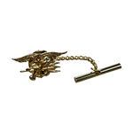 14K Yellow Gold Trident Tie Tack