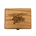 Wooden Trident 9 Inch Box